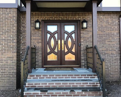 Wood beam exterior renovation