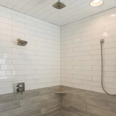 Steam shower for bathroom remodel