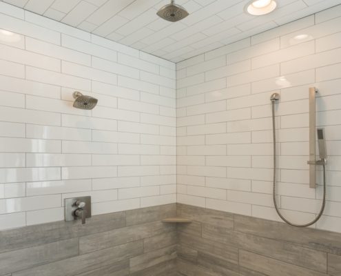 Steam shower for bathroom remodel