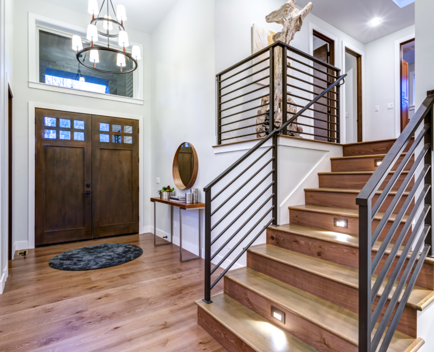 staircase in your entryway design