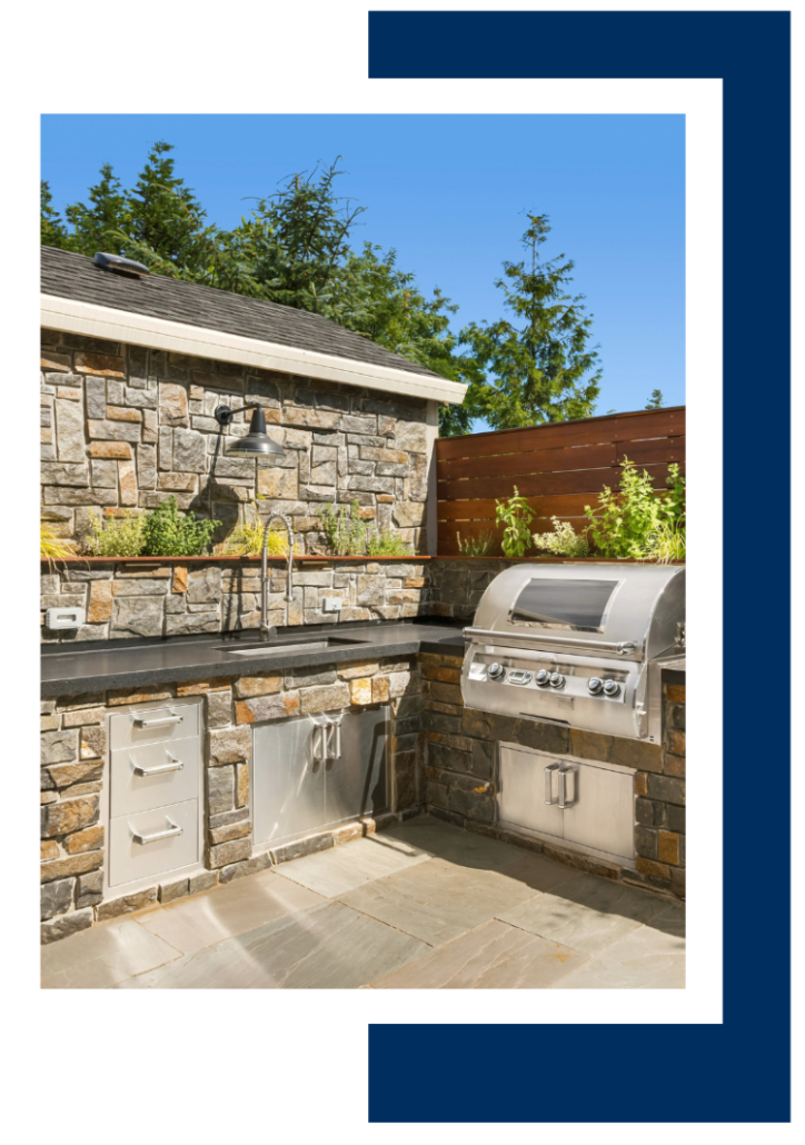 outdoor kitchen project