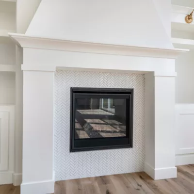 residential renovation fireplace