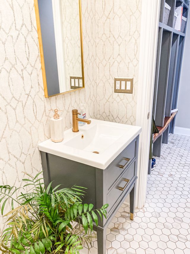 Basement Remodel Custom Vanity